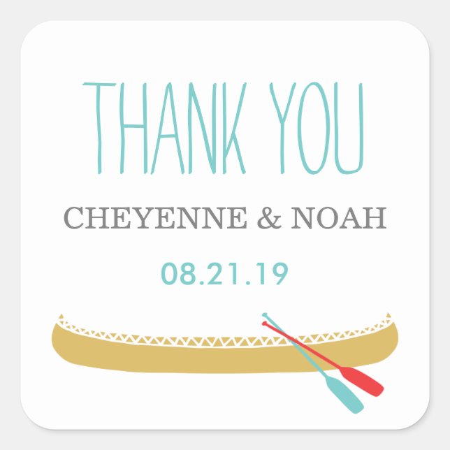 Native Themed | Aufkleber für Kanukleber für Gastg (Vorderseite)