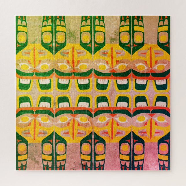 Native Thunderbird - dekoratives Jigsaw Puzzle (Vertikal)