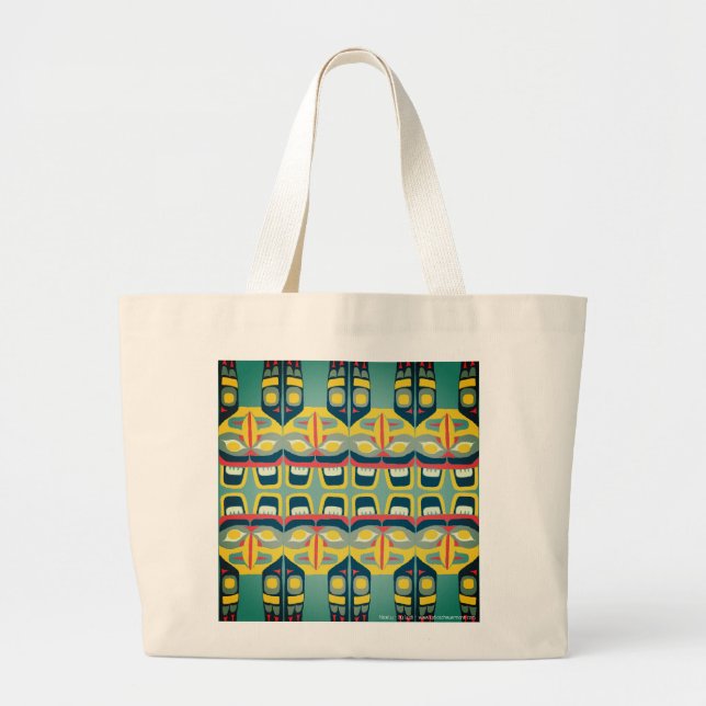 Native Thunderbird Tote Bag Jumbo Stoffbeutel (Vorne)