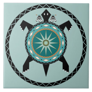 Native Turtle-Keramik Fliese