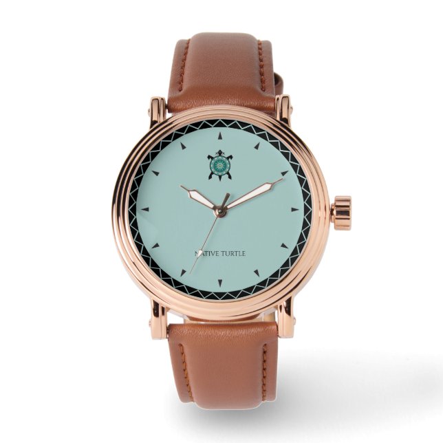 Native Turtle Watch Armbanduhr (Vorderseite)