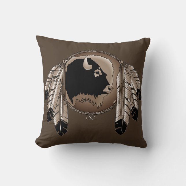 Native Wildlife Pillow Personalisiert Metis Pillow Kissen (Vorderseite)