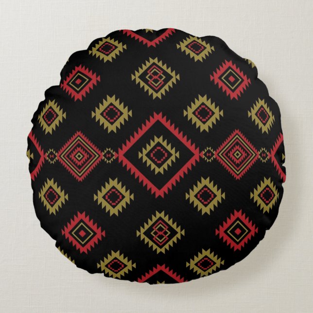 Native Zone Round Pillow Rundes Kissen (Vorderseite)