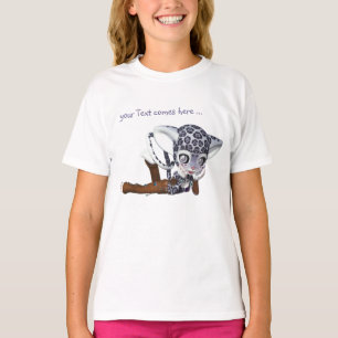Nativer Schneeleopard-T - Shirt