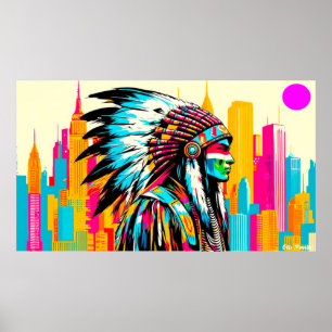 NATIVES ERBE MONATLICHE KRIEGE 15 POSTER