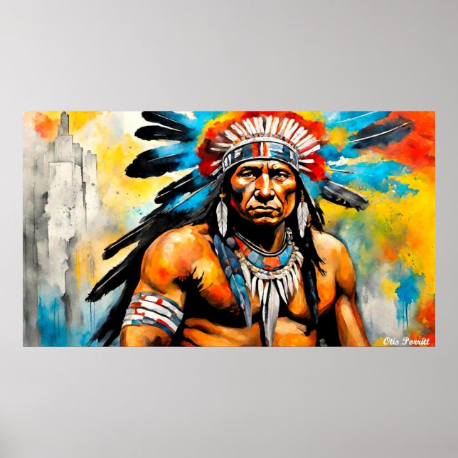 NATIVES ERBE MONATLICHE WARRIOREN 19 C POSTER (Vorne)