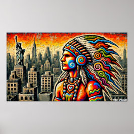 NATIVES ERBE MONATLICHE WARRIOREN 22 G POSTER