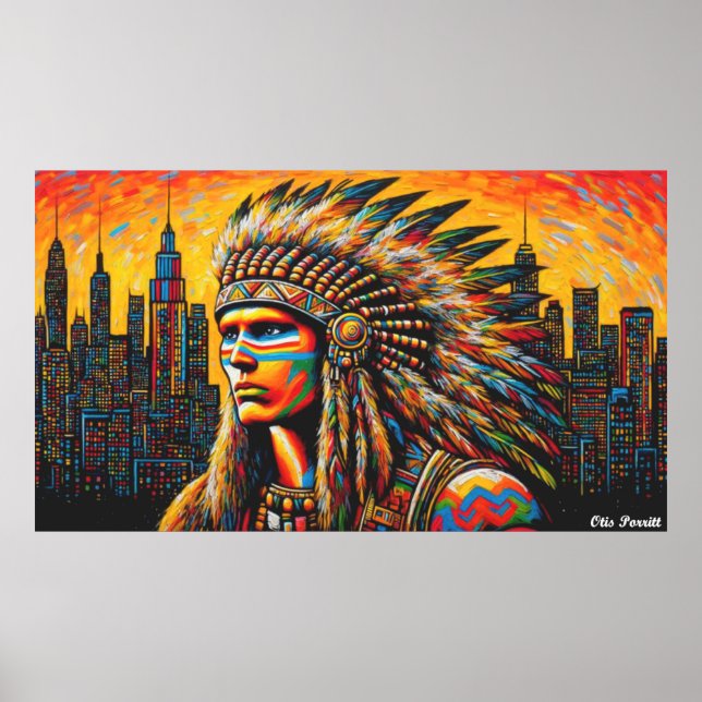 NATIVES ERBE MONATLICHE WARRIOREN 22B POSTER (Vorne)