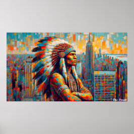 NATIVES ERBE MONATLICHE WARRIOREN 22C POSTER