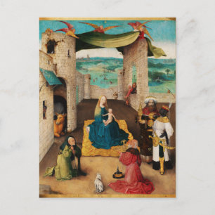 NATIVITÄT, ANNAHME VON MAGI durch BOSCH Weihnachte Postkarte