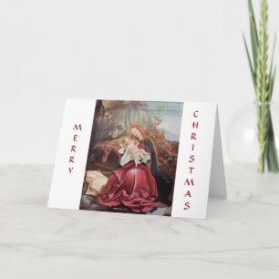 NATIVITÄT MIT ANGELN - MAGIC OF CHRISTMAS FEIERTAGSKARTE