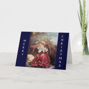 NATIVITÄT MIT ANGELN - MAGIC OF CHRISTMAS FEIERTAGSKARTE
