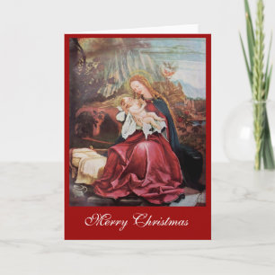NATIVITÄT MIT ANGELN - MAGIC OF CHRISTMAS FEIERTAGSKARTE