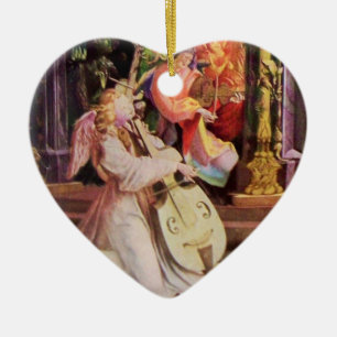 NATIVITÄT MIT ANGELN - MAGIC OF CHRISTMAS KERAMIK ORNAMENT