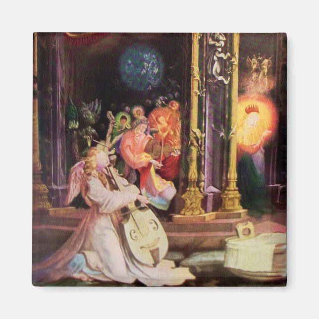 NATIVITÄT MIT ANGELN - MAGIC OF CHRISTMAS MAGNET (Vorne)