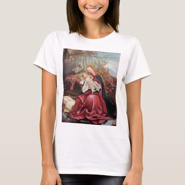 NATIVITÄT MIT ANGELN - MAGIC OF CHRISTMAS T-Shirt (Vorderseite)