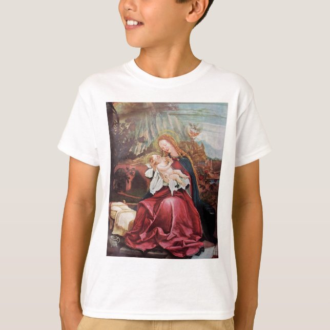 NATIVITÄT MIT ANGELN - MAGIC OF CHRISTMAS T-Shirt (Vorderseite)