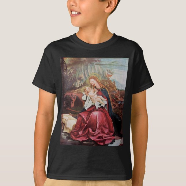 NATIVITÄT MIT ANGELN - MAGIC OF CHRISTMAS T-Shirt (Vorderseite)
