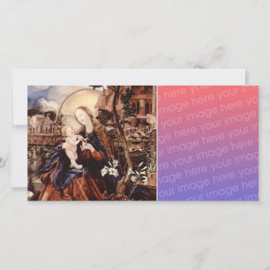 NATIVITÄT MIT WEISSEN LÄCHEN - MAGIC OF CHRISTMAS FEIERTAGSKARTE