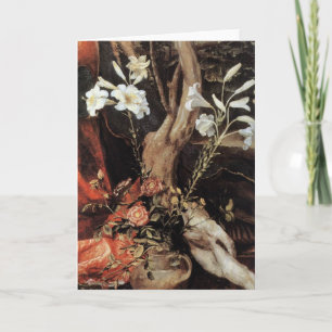 NATIVITÄT MIT WEISSEN LÄCHEN - MAGIC OF CHRISTMAS FEIERTAGSKARTE