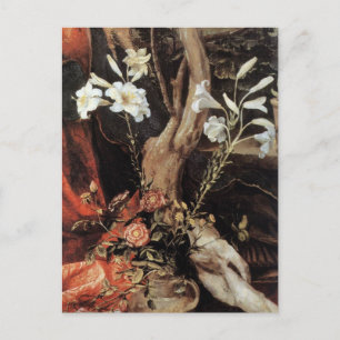 NATIVITÄT MIT WEISSEN LÄCHEN - MAGIC OF CHRISTMAS FEIERTAGSPOSTKARTE