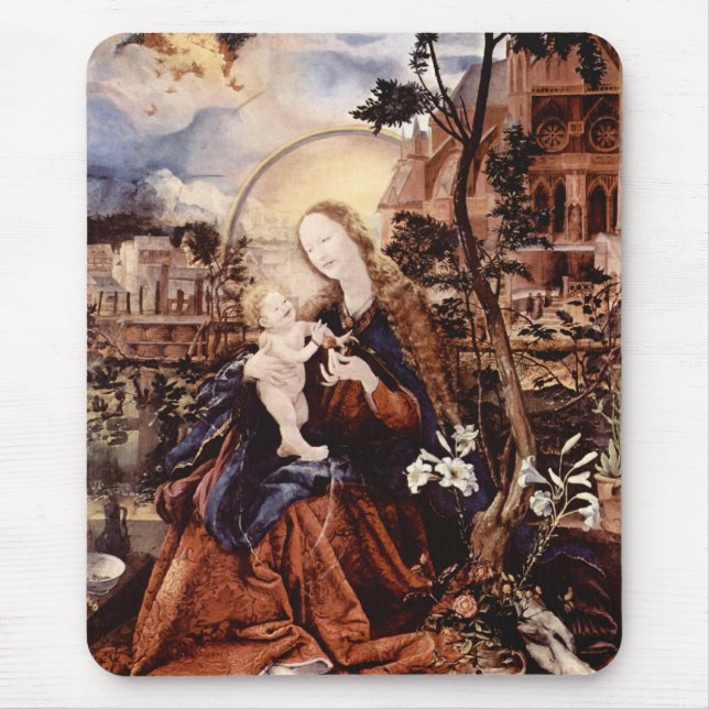 NATIVITÄT MIT WEISSEN LÄCHEN - MAGIC OF CHRISTMAS MOUSEPAD (Vorne)
