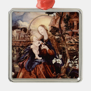 NATIVITÄT MIT WEISSEN LÄCHEN - MAGIC OF CHRISTMAS SILBERNES ORNAMENT