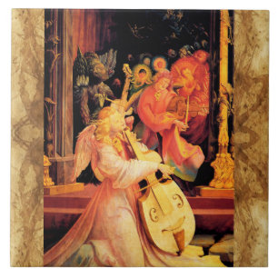 NATIVITÄT, MUSIK MAKING ANGELN, MAGIC OF CHRISTMAS FLIESE