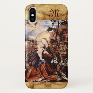 NATIVITÄT, WEISSE LÄCHEN, MAGIC CHRISTMAS Monogram Case-Mate iPhone Hülle