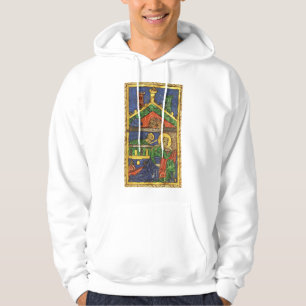 NATIVITÄTSCHRISTMAS PARCHMENT ANTIQUE HOODIE