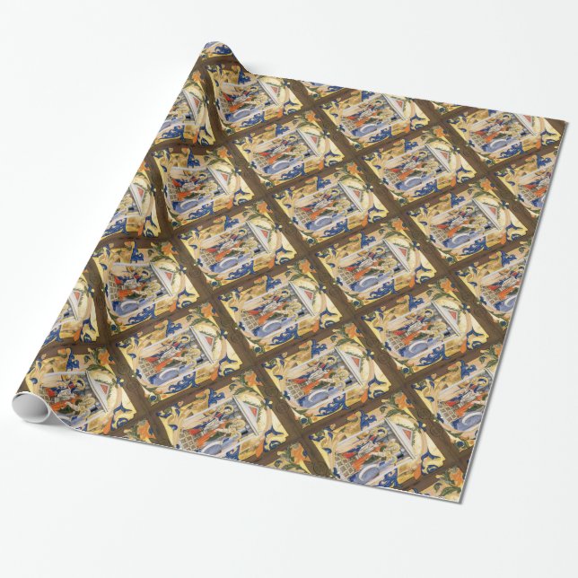 NATIVITÄTSPARCHMENT GESCHENKPAPIER (Ungerollt)