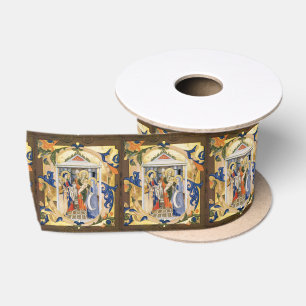 NATIVITÄTSPARCHMENT SATINBAND