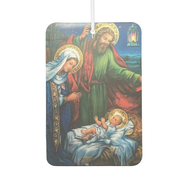Nativity Air Freshener Autolufterfrischer (Vorderseite)