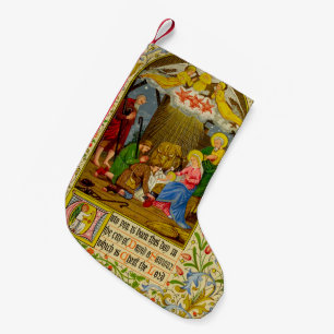 Nativity   an Sie ist dieser Tag geboren Kleiner Weihnachtsstrumpf