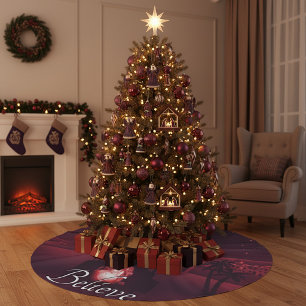 Nativity Believe Polyester Weihnachtsbaumdecke
