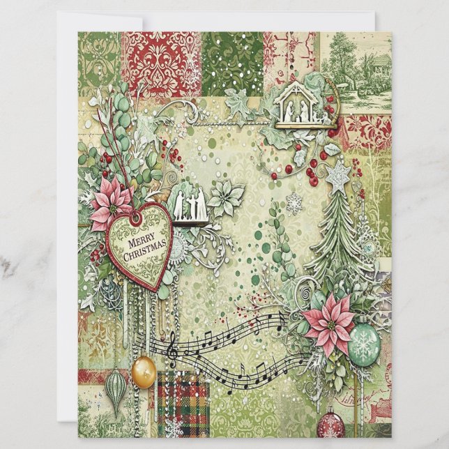 Nativity Christmas craft paper (Vorderseite)