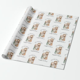 Nativity Christmas Wrapping Paper - Christian Gift Geschenkpapier