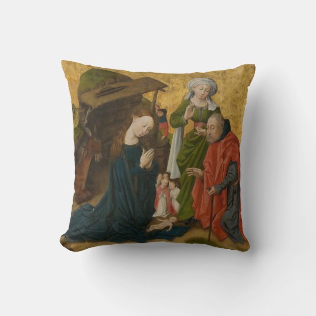 Nativity, circa 1460 kissen (Vorderseite)
