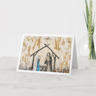 Nativity Faltded Card 12x18 Karte