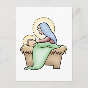 Nativity Feiertagspostkarte