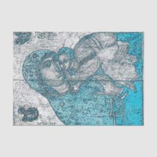 Nativity Gesegnete Jungfrau Mary Baby Jesus Seidenpapier
