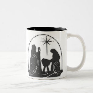 Nativity-/jesaja-9:6 Zweifarbige Tasse