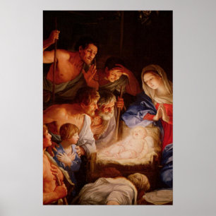 Nativity Scene Gifts for Christmas Poster