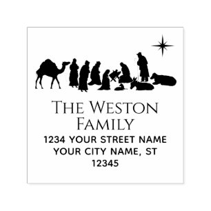 Nativity Scene Manager Baby Jesus Name Adresse Permastempel