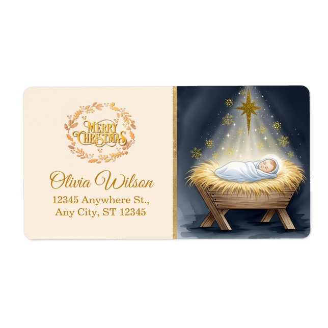 Nativity Scene "Merry Christmas" (Vorne)