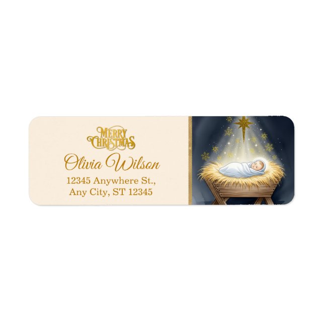 Nativity Scene "Merry Christmas" (Vorne)