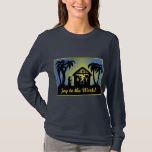 Nativity-Silhouette-Freude zur Welt T-Shirt