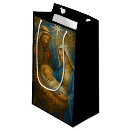 Nativity Stained Glass Mosaic | Holy Family Kleine Geschenktüte