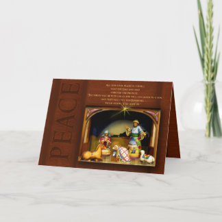 Nativity-Szenen-christliches Weihnachten… - Feiertagskarte
