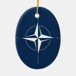 NATO Flag Keramik Ornament